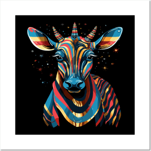 Patriotic Okapi Posters and Art